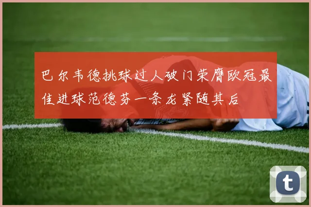 巴尔韦德挑球过人破门荣膺欧冠最佳进球范德芬一条龙紧随其后
